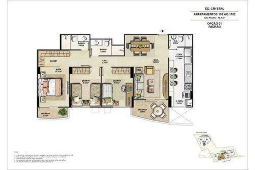 Apartamento, 3 quartos, 97 m² - Foto 40