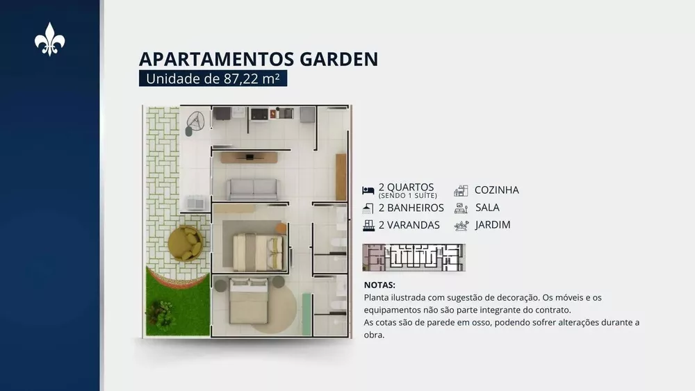 Apartamento, 2 quartos, 66 m² - Foto 1
