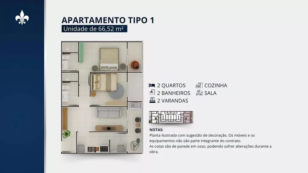 Apartamento, 2 quartos, 66 m² - Foto 5