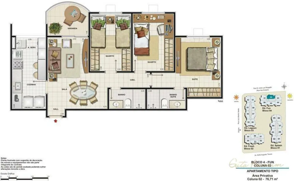 Apartamento, 3 quartos, 80 m² - Foto 23