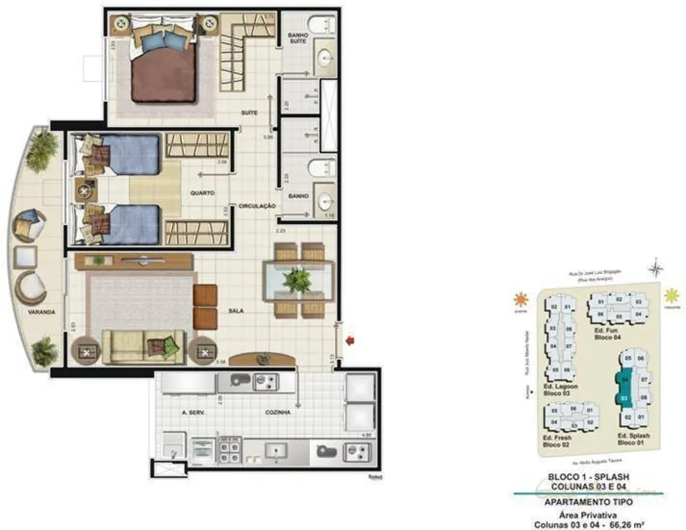 Apartamento, 3 quartos, 80 m² - Foto 32