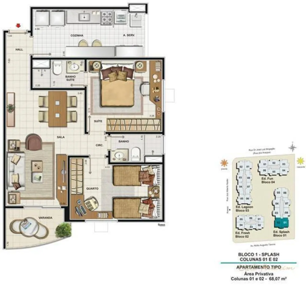 Apartamento, 3 quartos, 80 m² - Foto 33