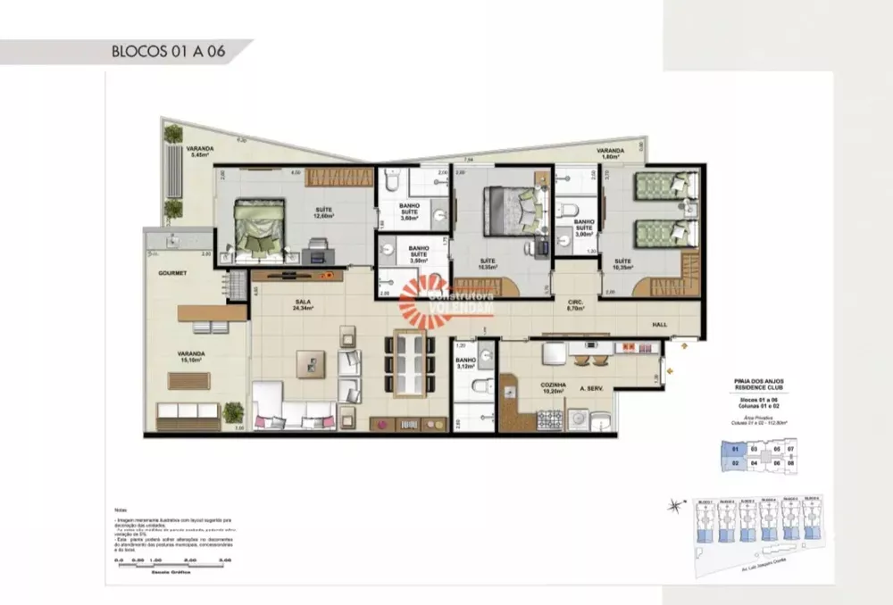 Apartamento, 3 quartos, 12 m² - Foto 22