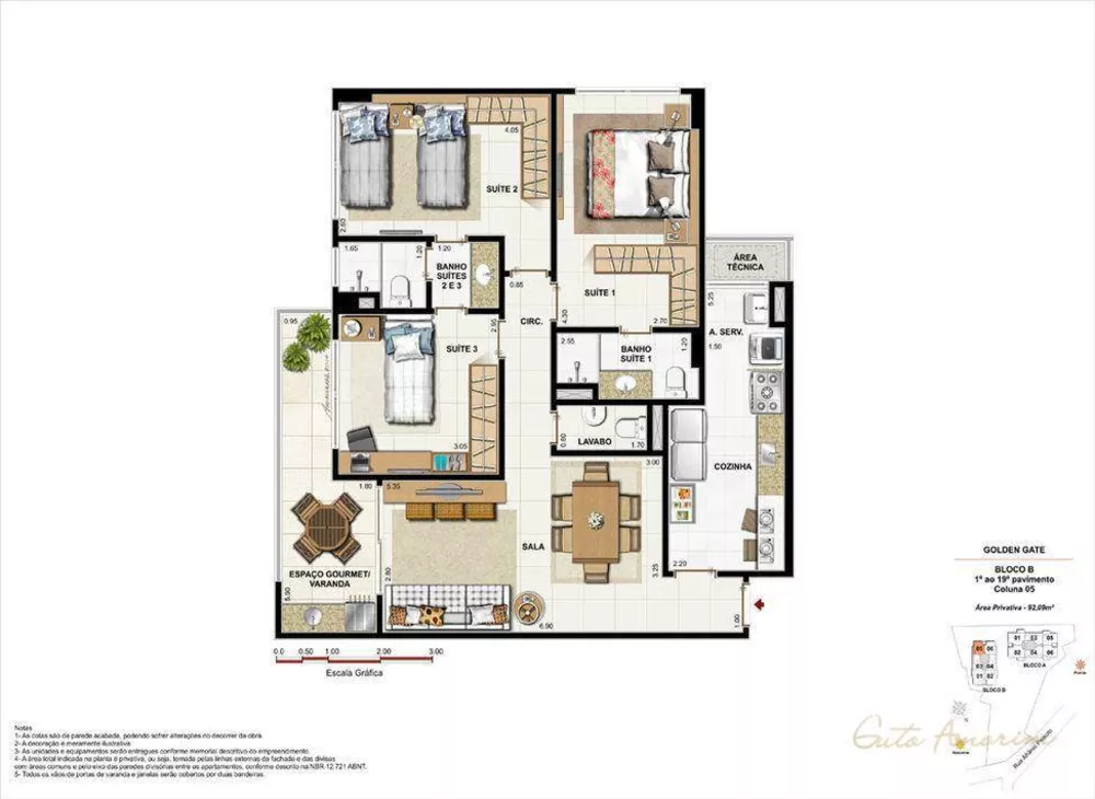 Apartamento, 3 quartos, 115 m² - Foto 25
