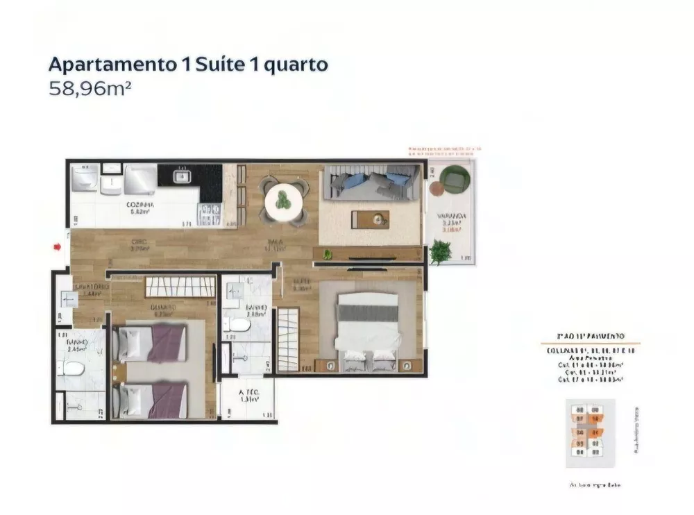 Apartamento, 2 quartos, 58 m² - Foto 31