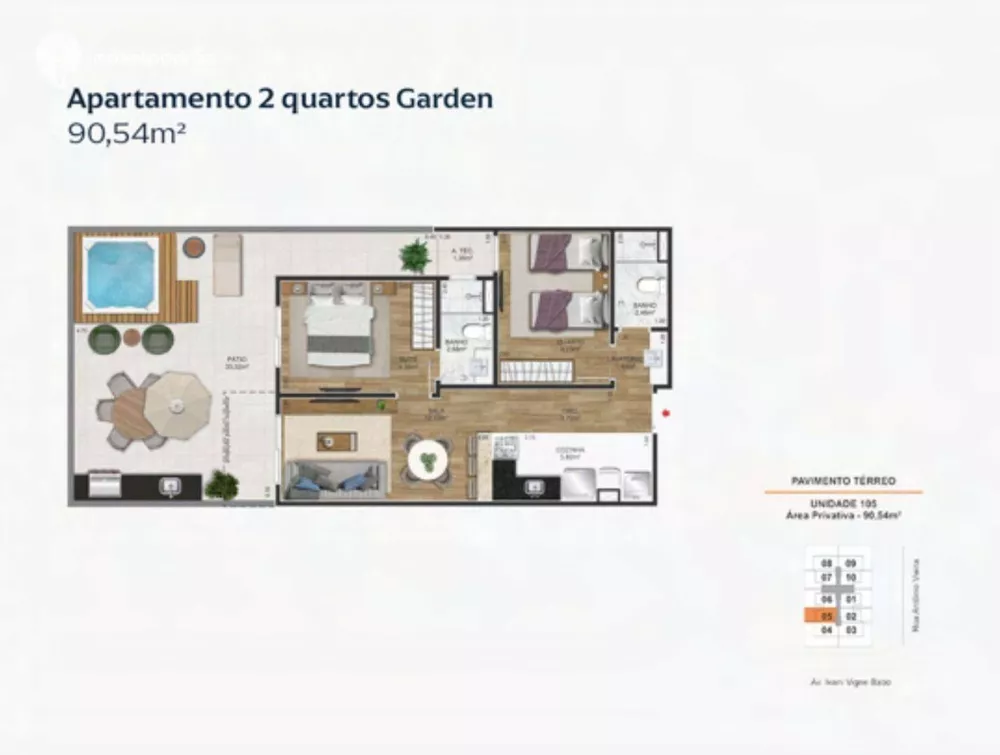 Apartamento, 2 quartos, 58 m² - Foto 22