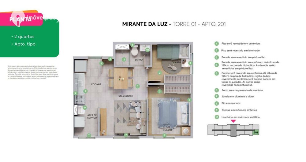 Apartamento, 2 quartos, 69 m² - Foto 30