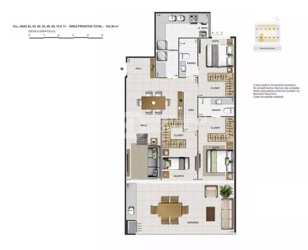 Apartamento, 3 quartos, 104 m² - Foto 36