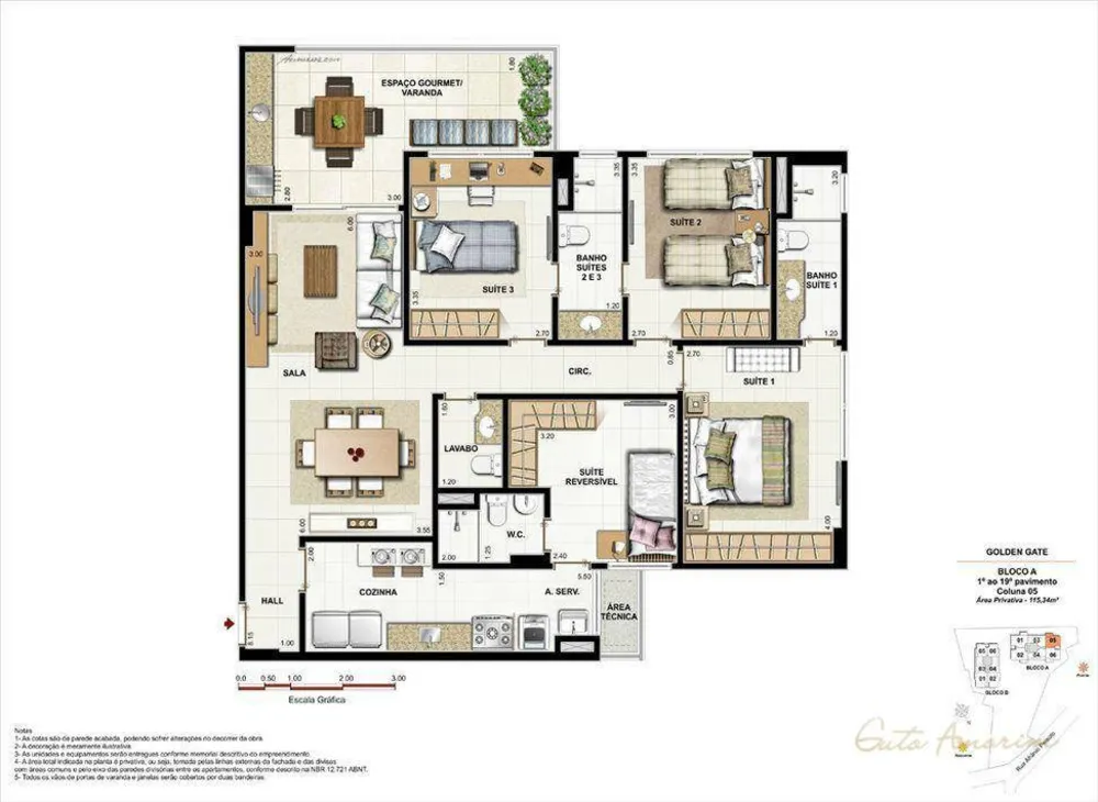 Cobertura, 4 quartos, 186 m² - Foto 56