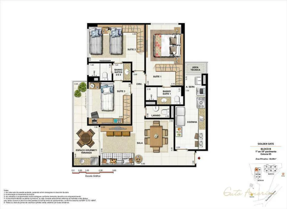 Cobertura, 4 quartos, 186 m² - Foto 53