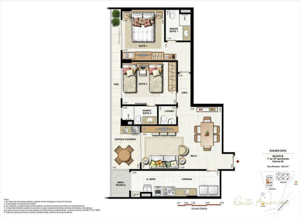 Cobertura, 4 quartos, 186 m² - Foto 17