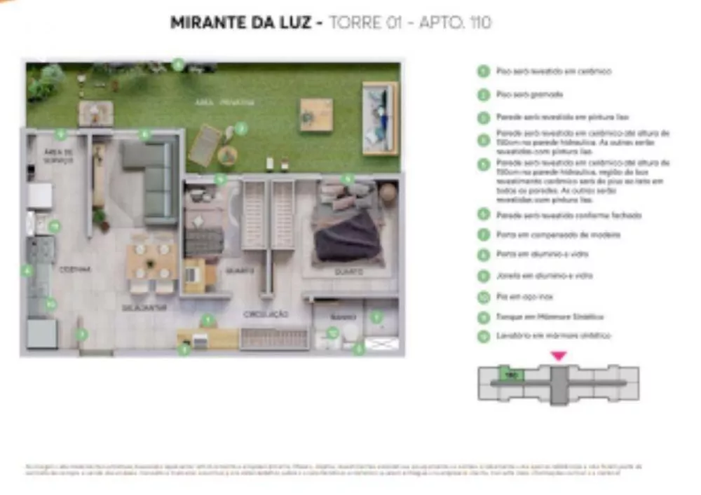 Apartamento, 2 quartos, 70 m² - Foto 2