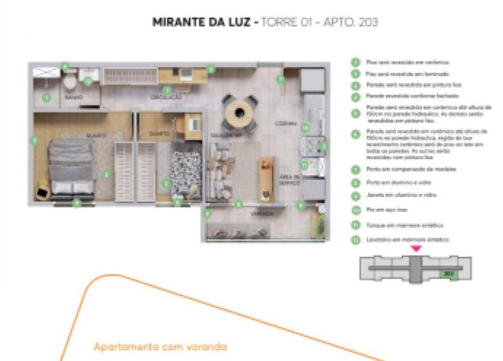 Apartamento, 2 quartos, 40 m² - Foto 16