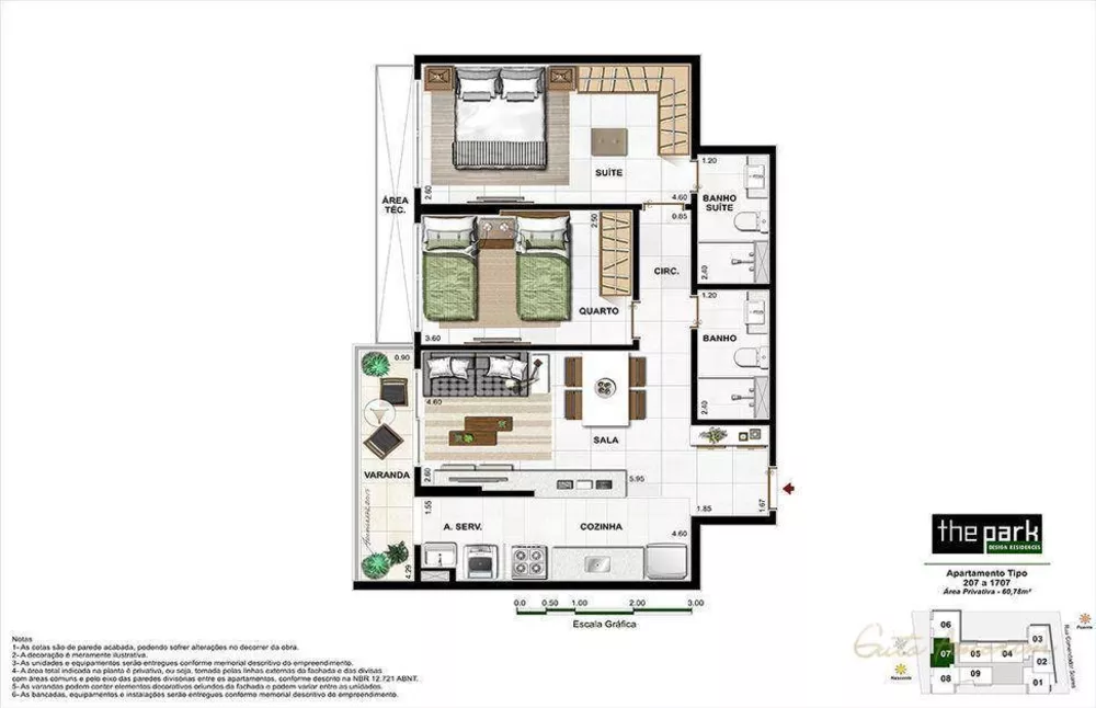 Apartamento, 2 quartos, 63 m² - Foto 18