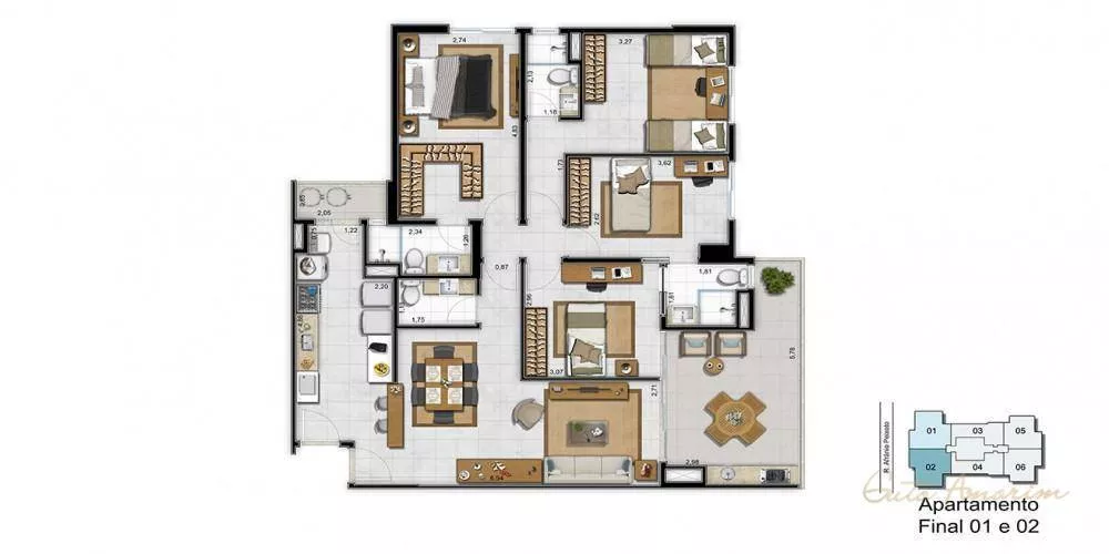 Apartamento, 3 quartos, 84 m² - Foto 12