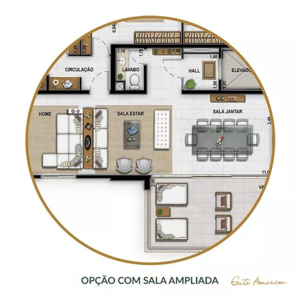 Apartamento, 3 quartos, 125 m² - Foto 64