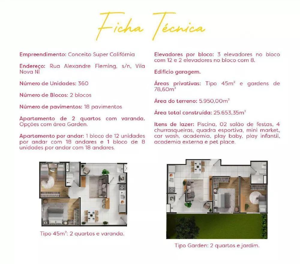 Apartamento, 2 quartos, 45 m² - Foto 3