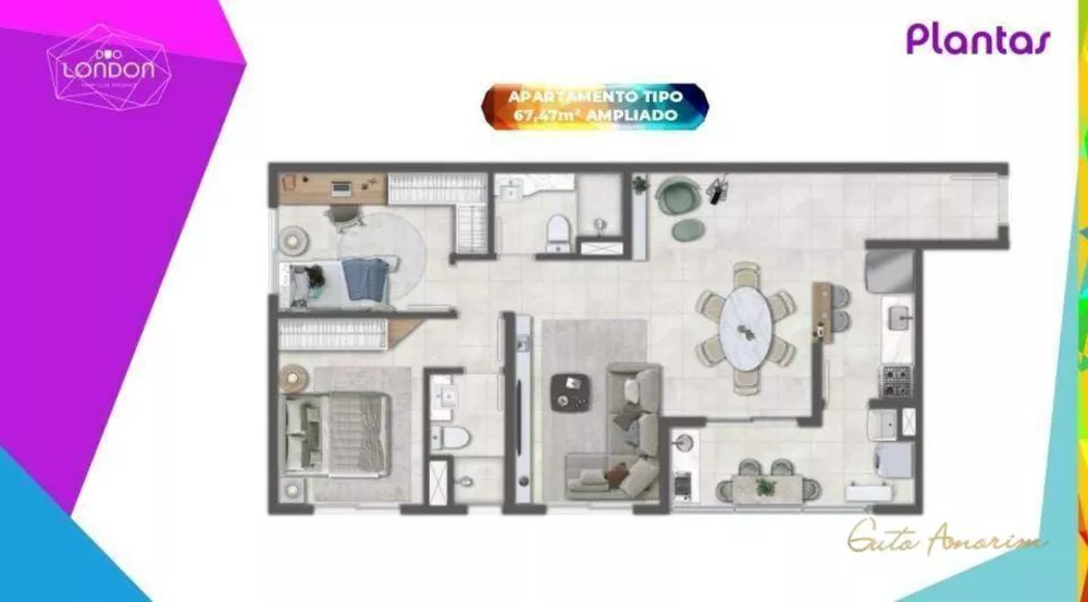 Apartamento, 2 quartos, 53 m² - Foto 63