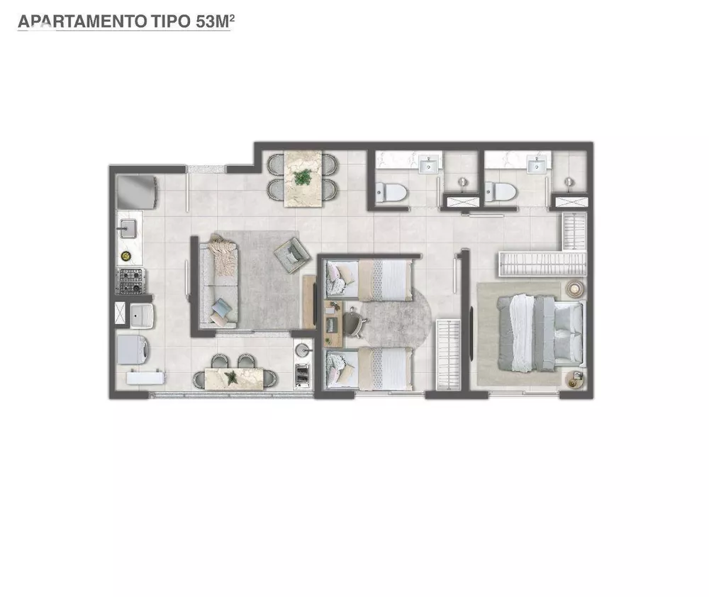 Apartamento, 2 quartos, 53 m² - Foto 20