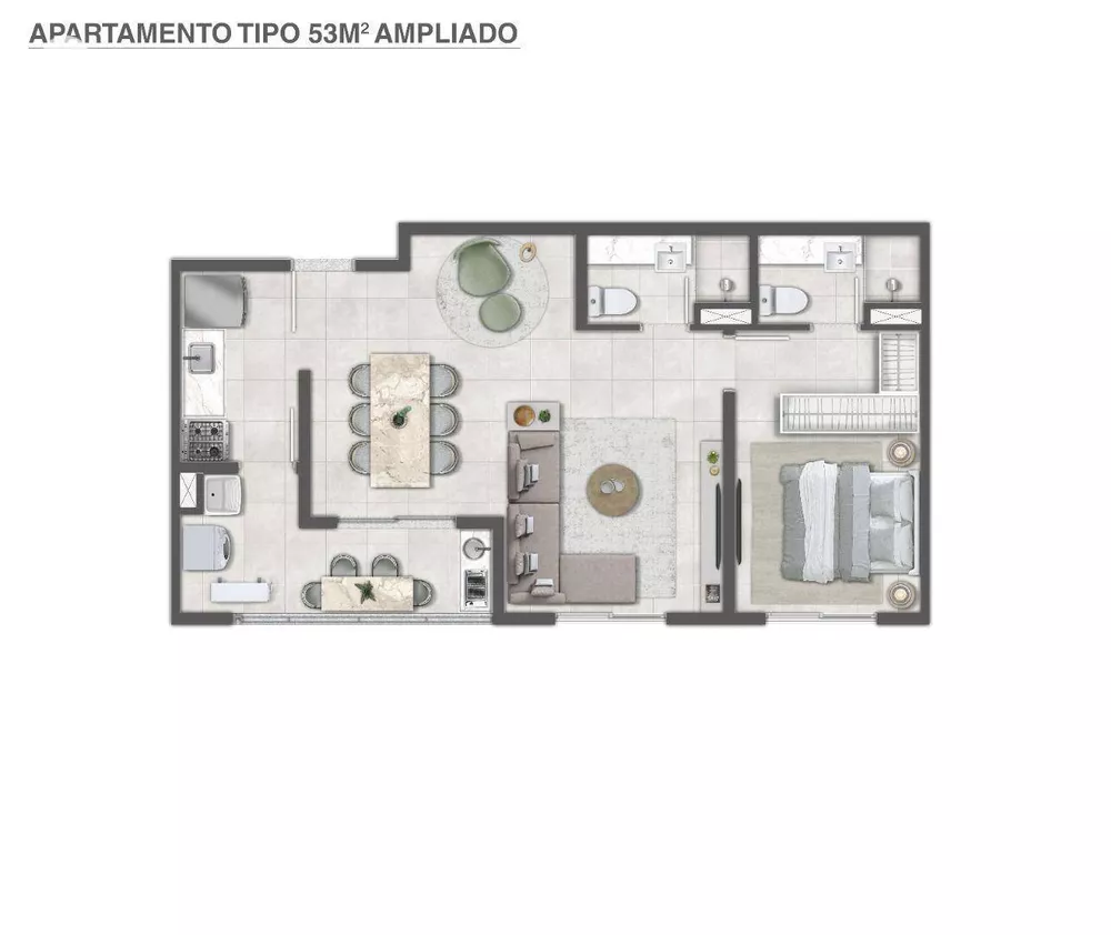 Apartamento, 2 quartos, 53 m² - Foto 19