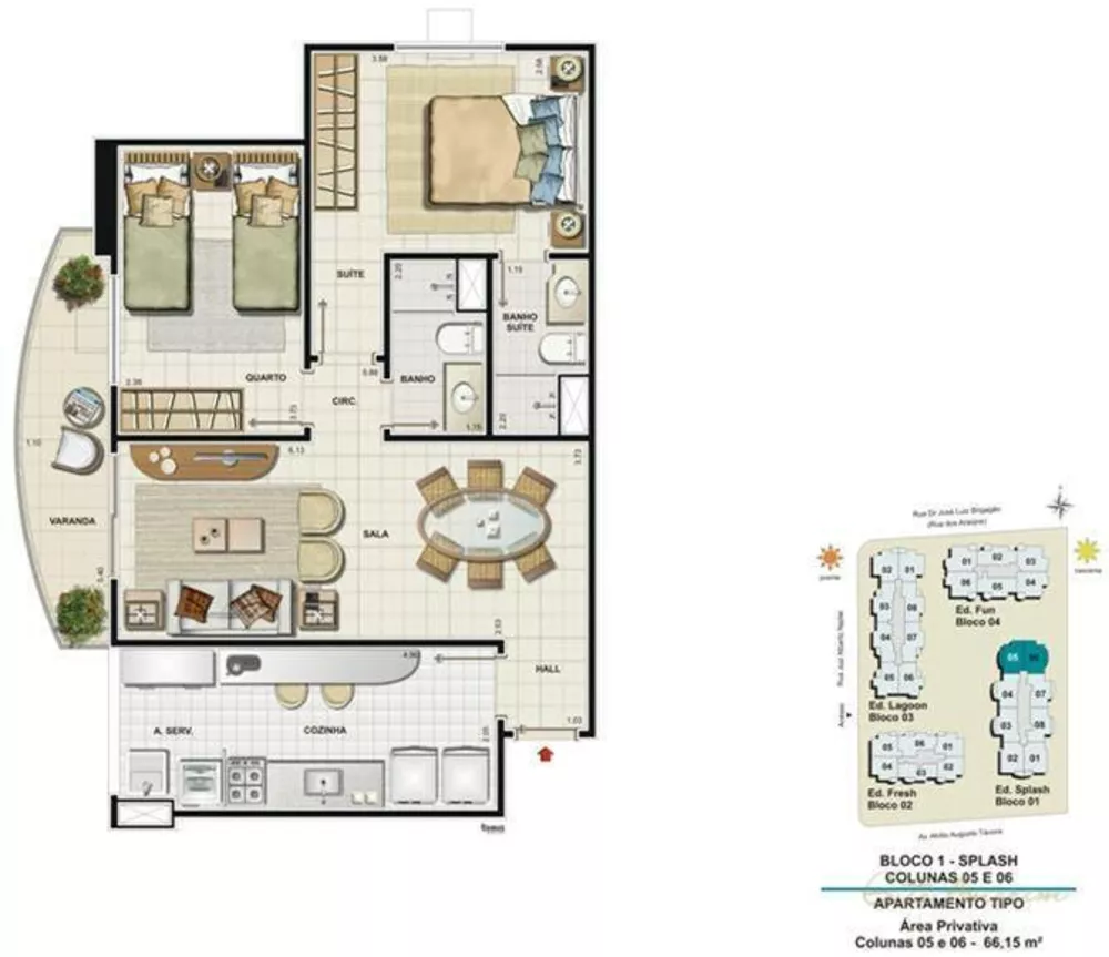 Apartamento, 2 quartos, 65 m² - Foto 15