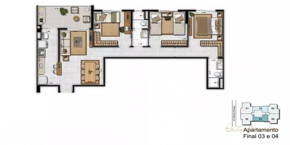 Cobertura, 4 quartos, 250 m² - Foto 39
