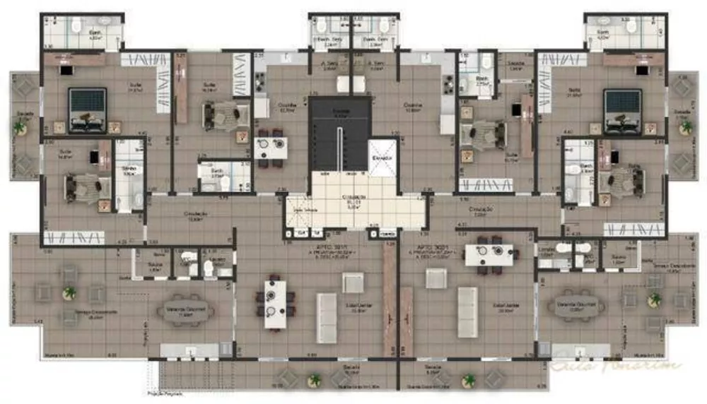 Casa de Condomínio, 4 quartos - Foto 9