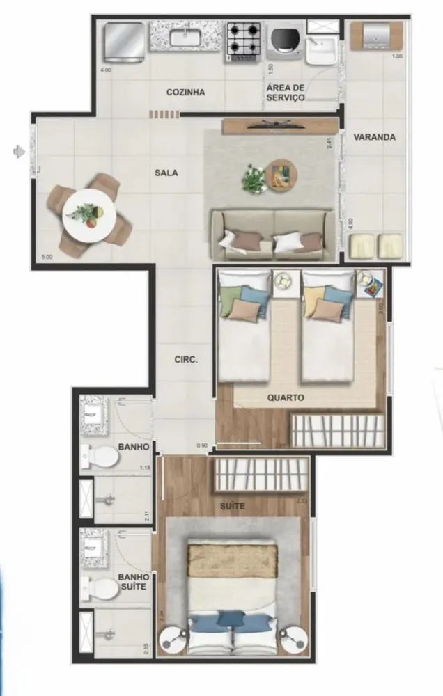 Apartamento, 2 quartos, 54 m² - Foto 40