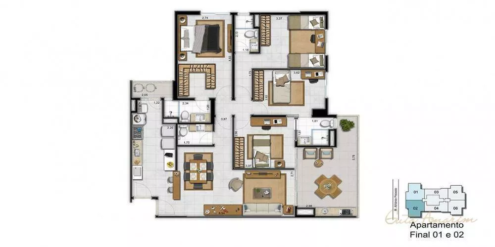 Apartamento, 3 quartos, 120 m² - Foto 25