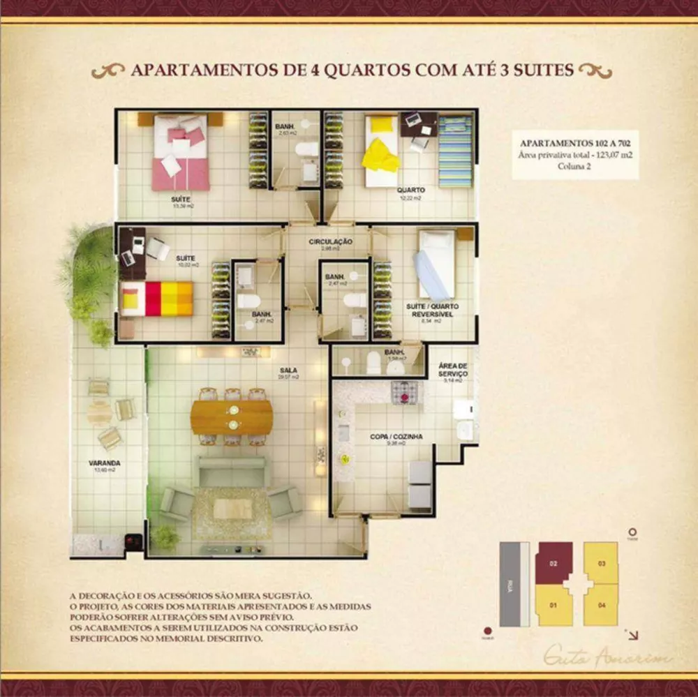 Apartamento, 4 quartos, 124 m² - Foto 24