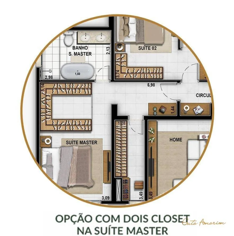 Apartamento, 3 quartos, 125 m² - Foto 36