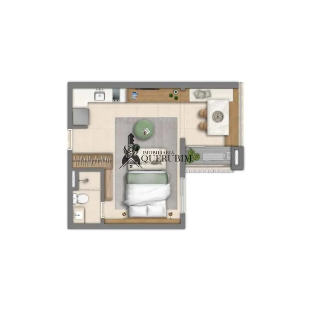 Flat/Apart Hotel, 1 quarto, 37 m² - Foto 1