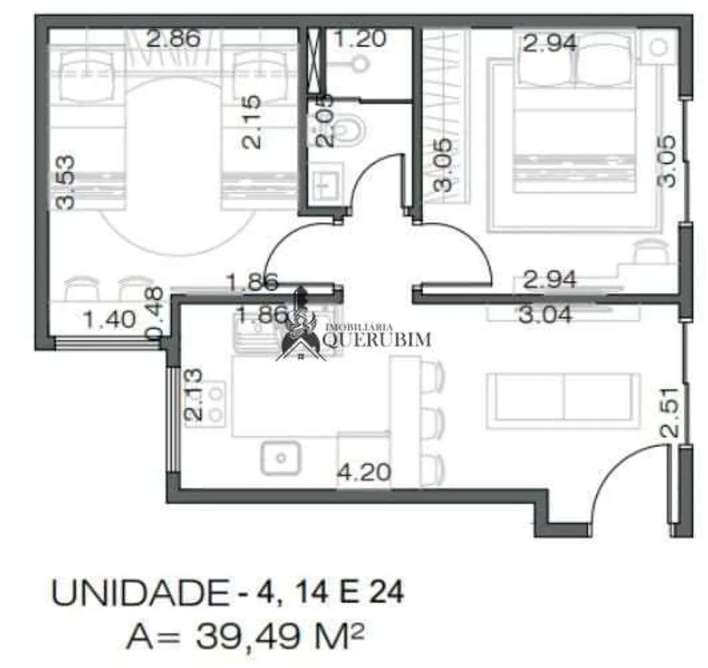 Apartamento, 2 quartos, 35 m² - Foto 6
