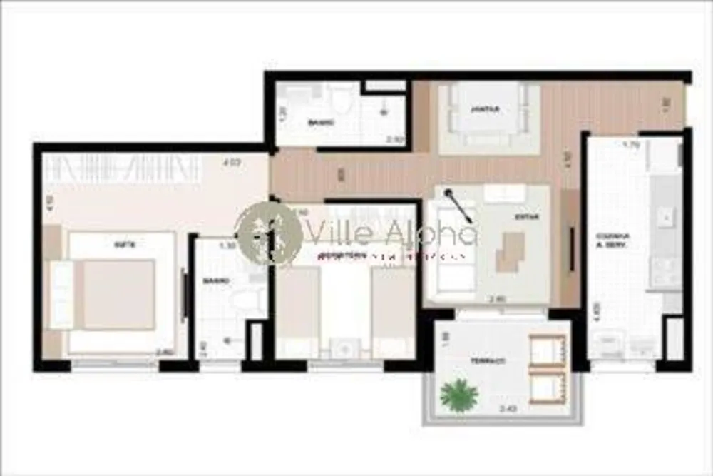 Apartamento, 2 quartos, 66 m² - Foto 12