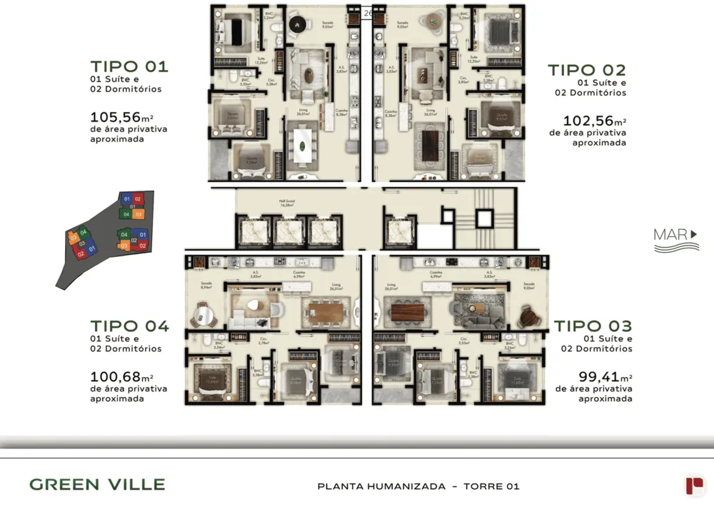 Apartamento, 3 quartos, 101 m² - Foto 14