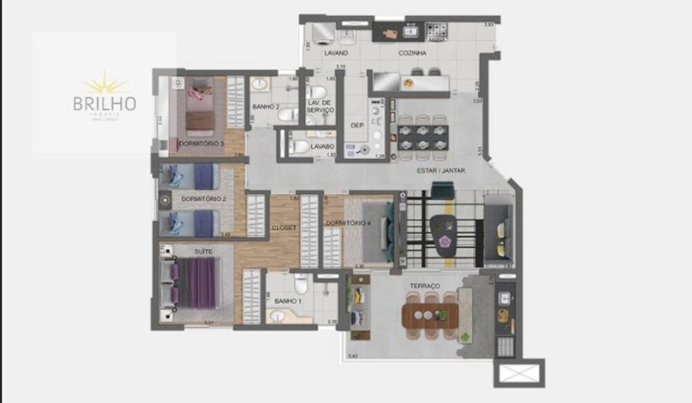 Apartamento, 4 quartos, 152 m² - Foto 26