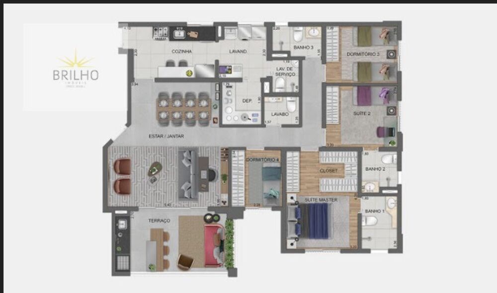 Apartamento, 4 quartos, 152 m² - Foto 13