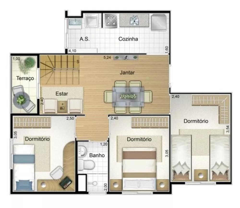 Apartamento, 3 quartos - Foto 6