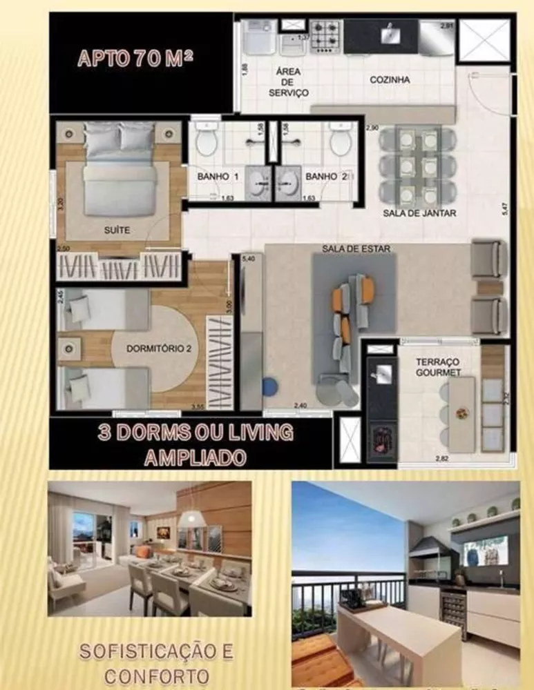 Apartamento à venda com 2 quartos - Foto 4