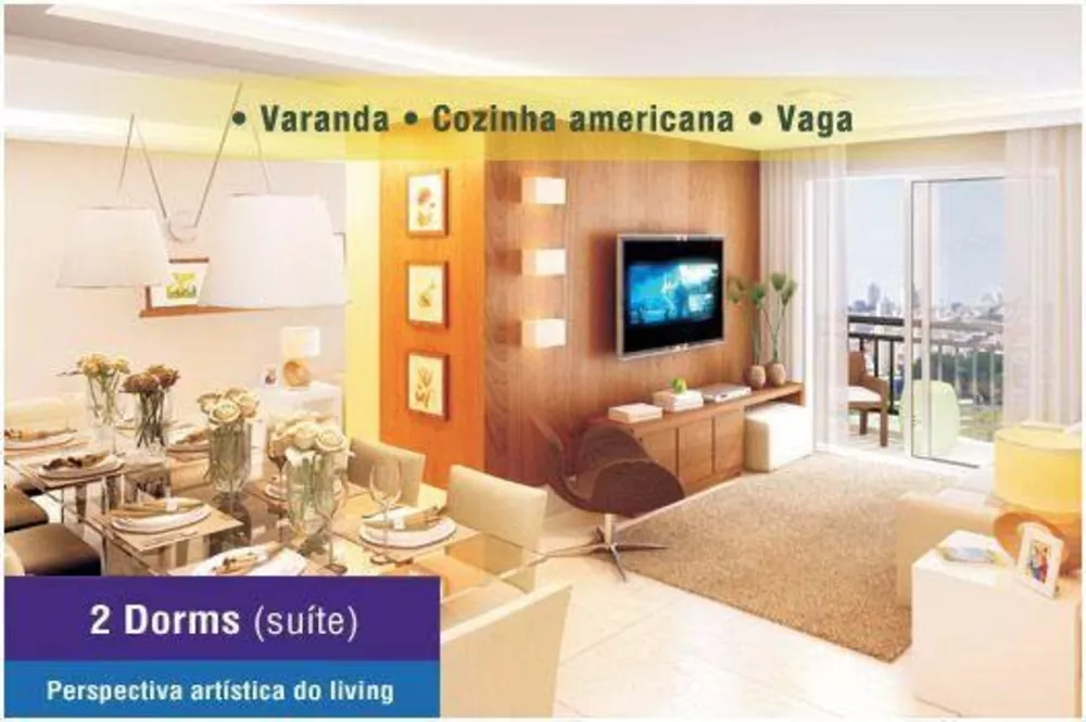 Apartamento à venda com 2 quartos, 59m² - Foto 2