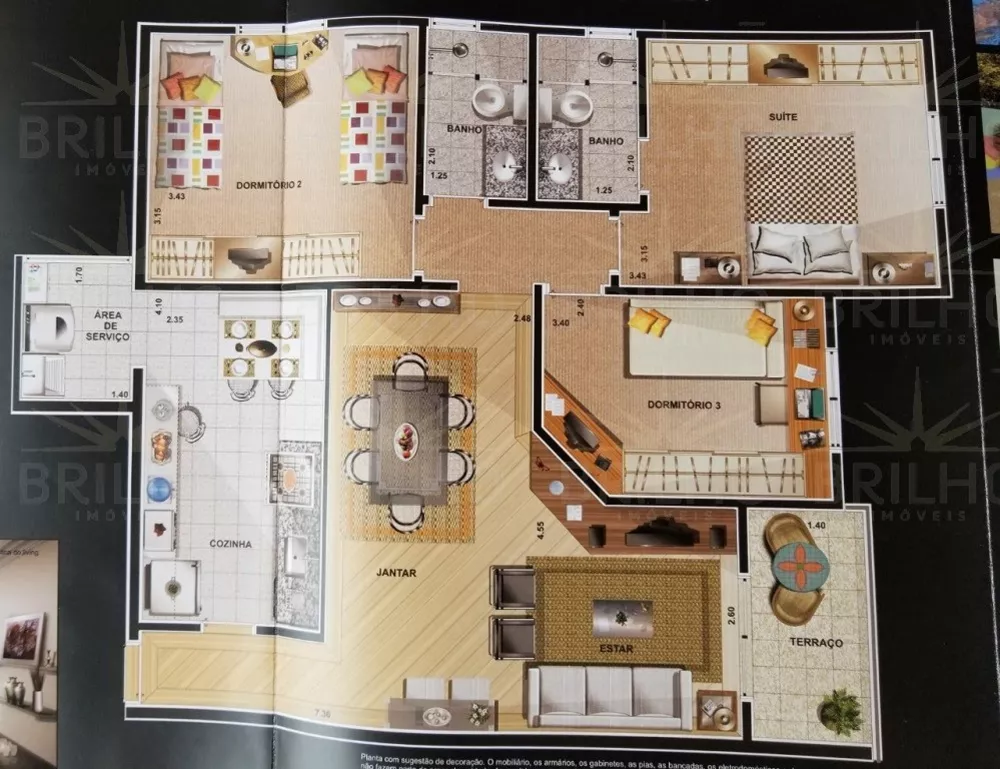 Apartamento à venda e aluguel com 3 quartos, 90m² - Foto 3