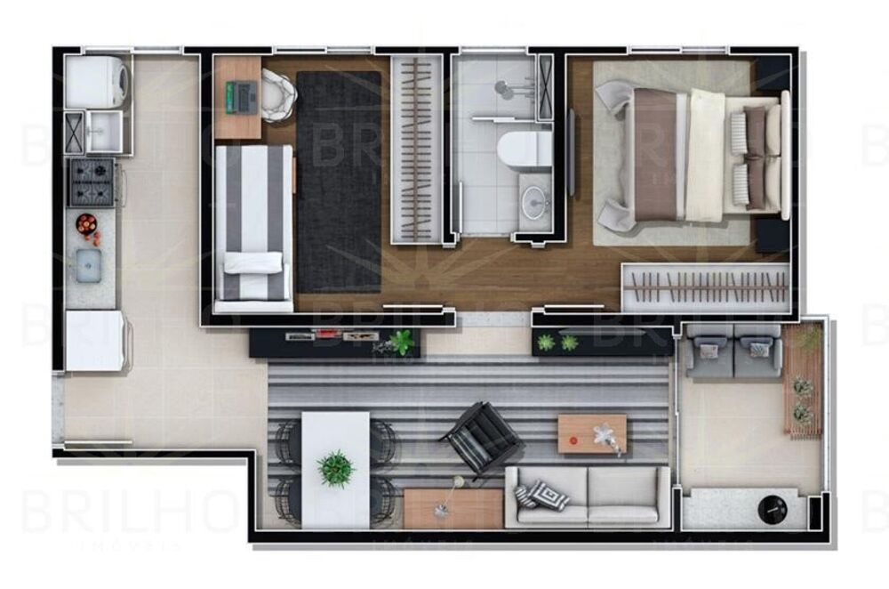Apartamento, 2 quartos, 49 m² - Foto 8