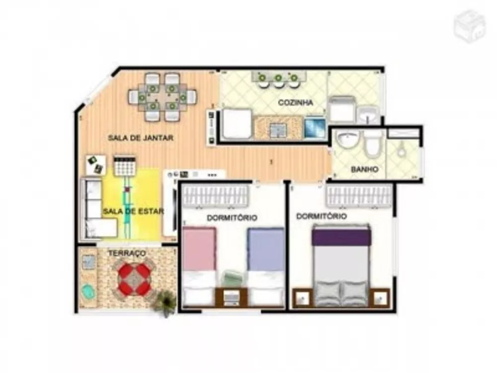 Apartamento, 2 quartos - Foto 8