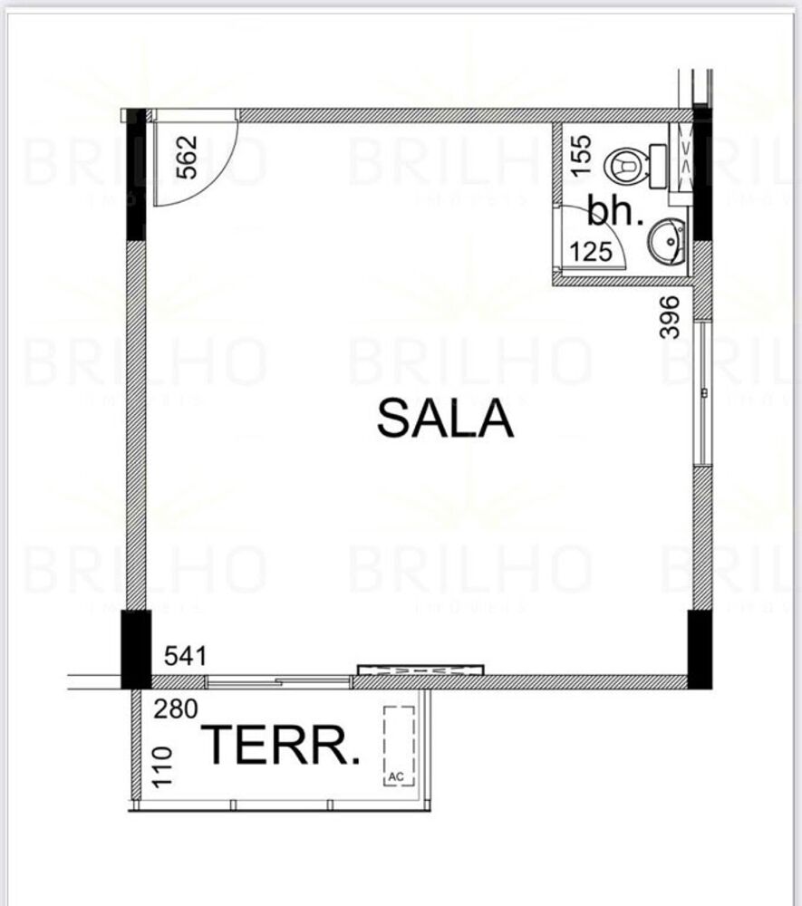 Sala-Conjunto, 40 m² - Foto 2