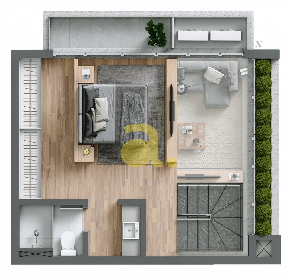 Apartamento, 1 quarto, 73 m² - Foto 19