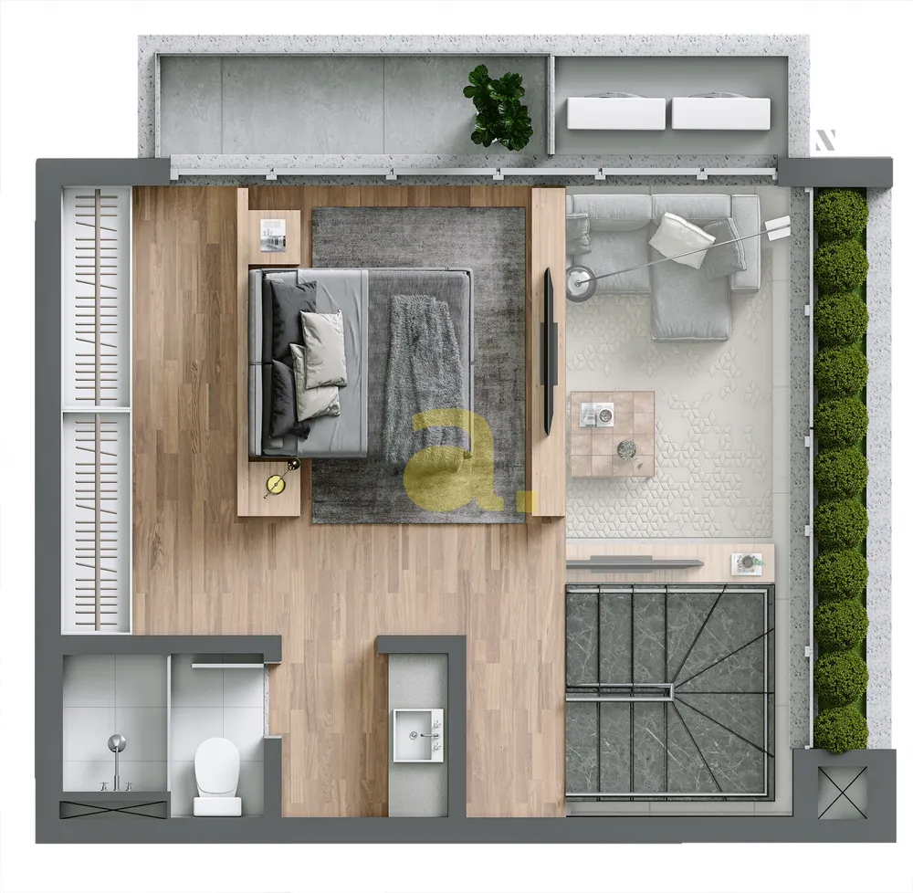 Apartamento, 1 quarto, 31 m² - Foto 19