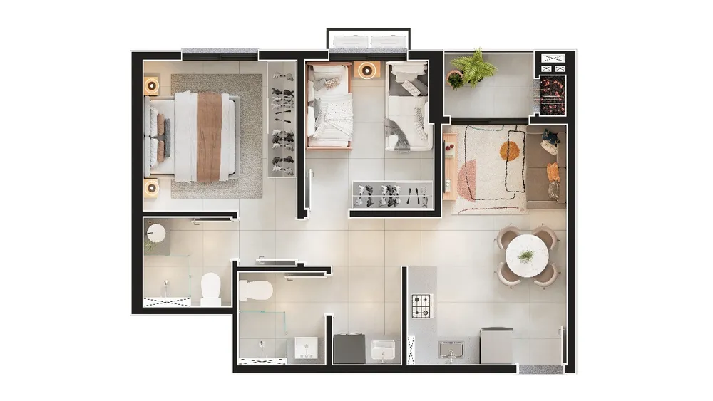 Apartamento, 2 quartos, 52 m² - Foto 5