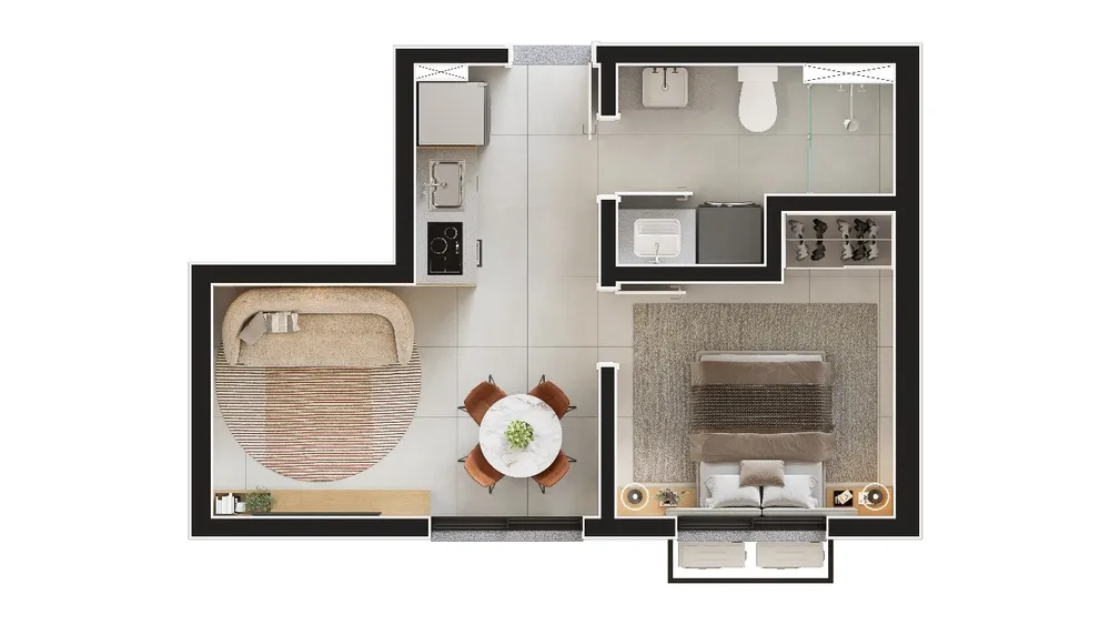 Apartamento, 2 quartos, 52 m² - Foto 12