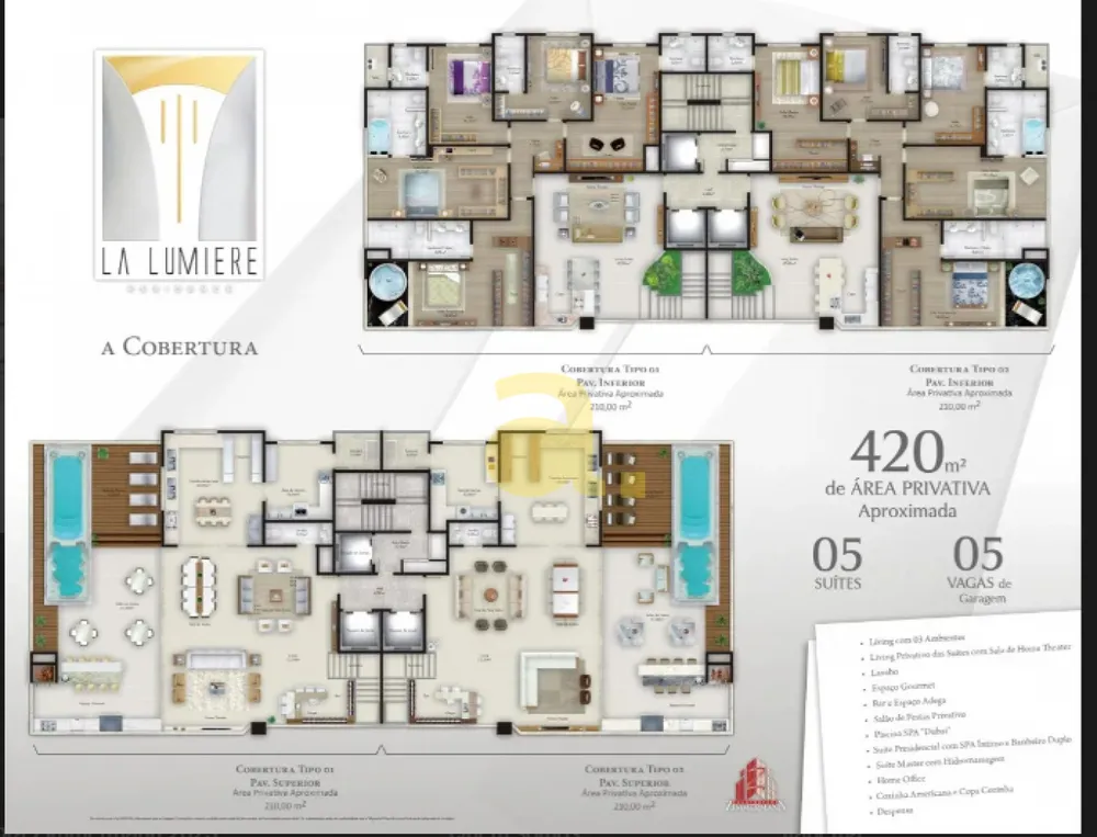Cobertura, 5 quartos, 420 m² - Foto 15