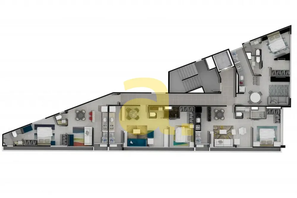 Apartamento, 1 quarto, 49 m² - Foto 13
